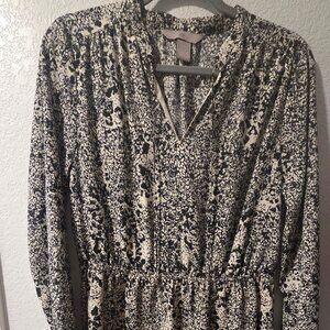 HM snake print dress